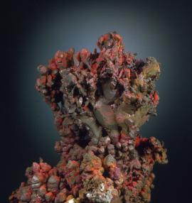 Copper, Laker Pocket, Lake Superior off Eagle River, Keweenaw County, Michigan.The Laker Pocket was found on the bottomlands of Lake Superior in 2008. Donor: members of the A. E. Seaman Mineral Museum. Field of 12.5 cm. Photo by J. Jaszczak. (DM 30118)